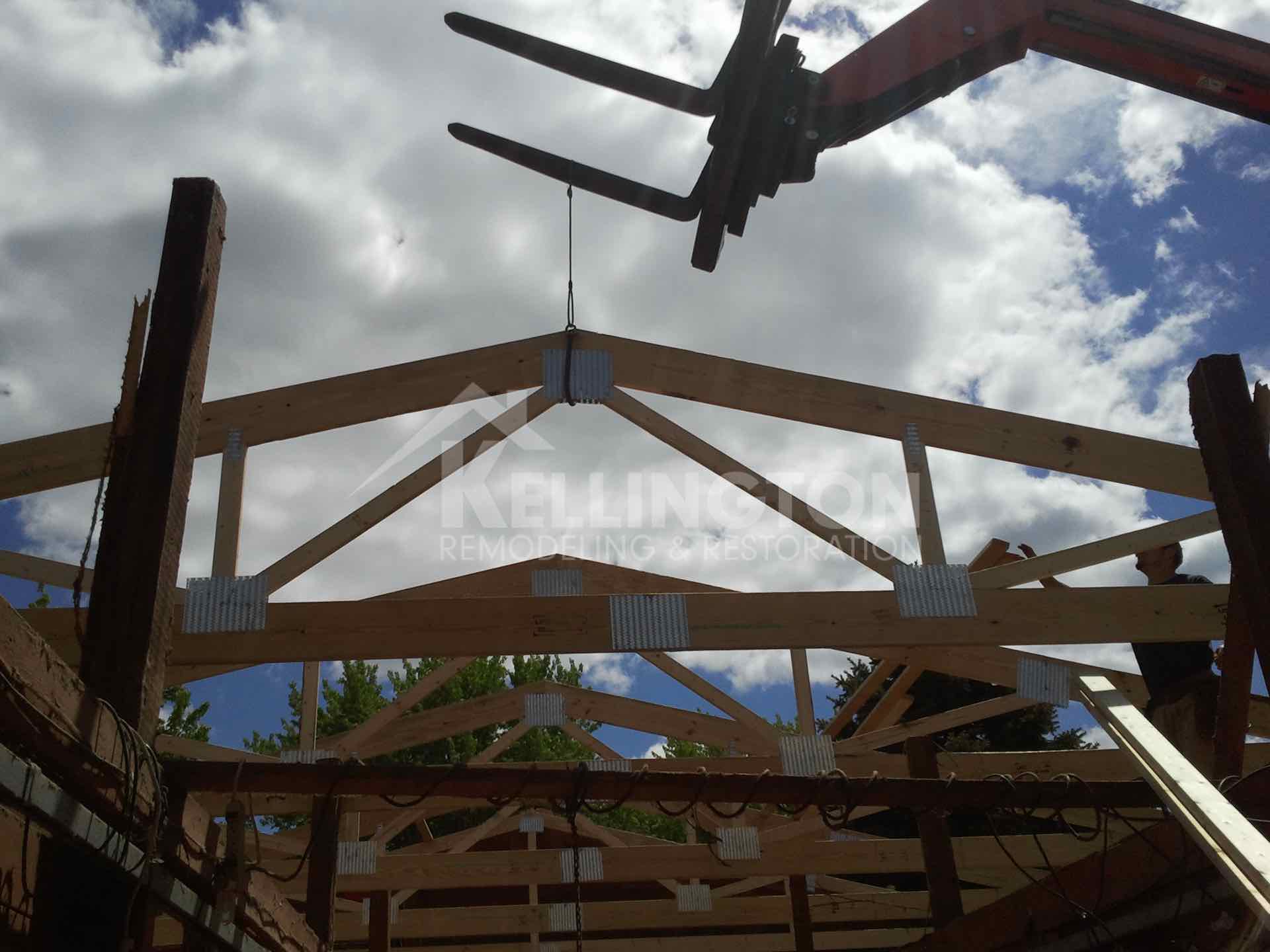 Collapsed Barn Roof